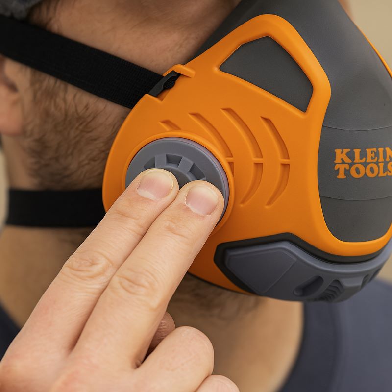 Klein Tools 60553 P100 Half‑Mask Respirator S/M