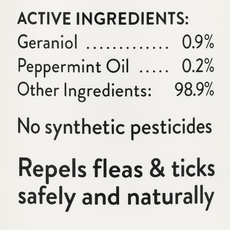 Only Natural Pet EasyDefense Flea & Tick Shampoo Ingredients