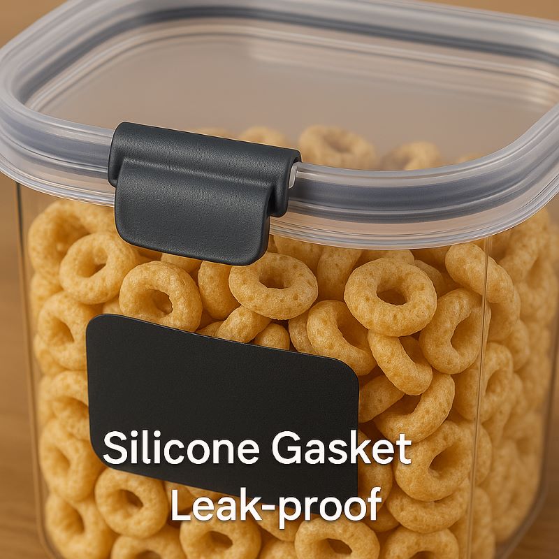PRAKI 24‑Piece BPA‑Free Airtight Food Storage Canister