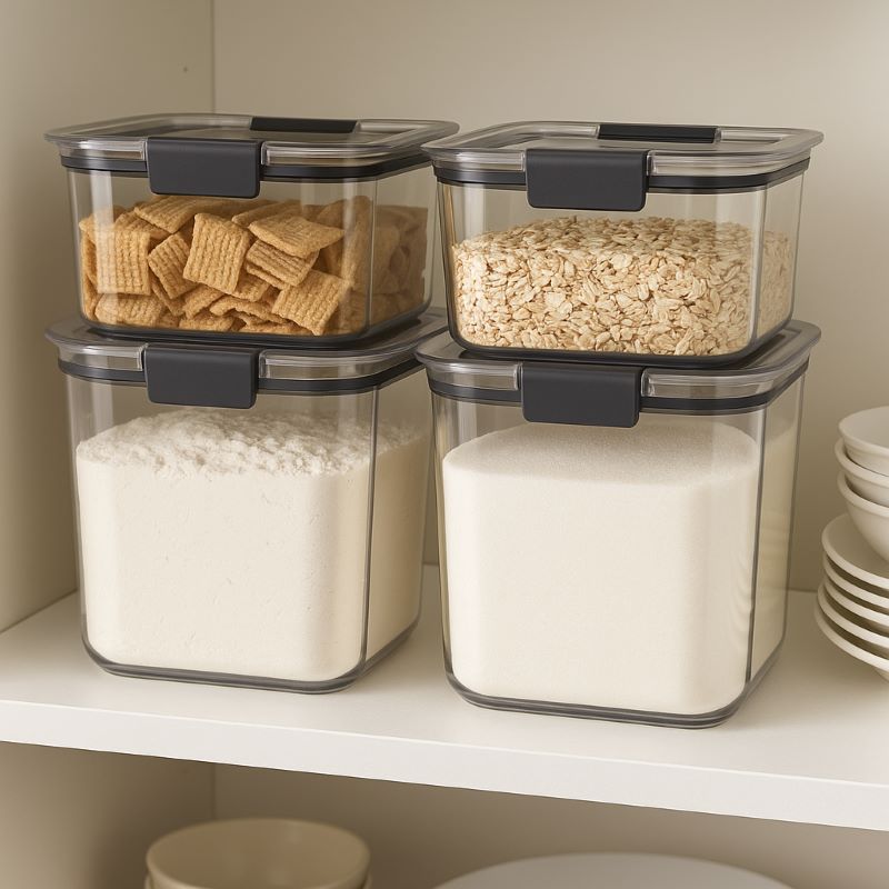 Rubbermaid Brilliance 16‑Cup Airtight BPA‑Free Pantry Organizer Set