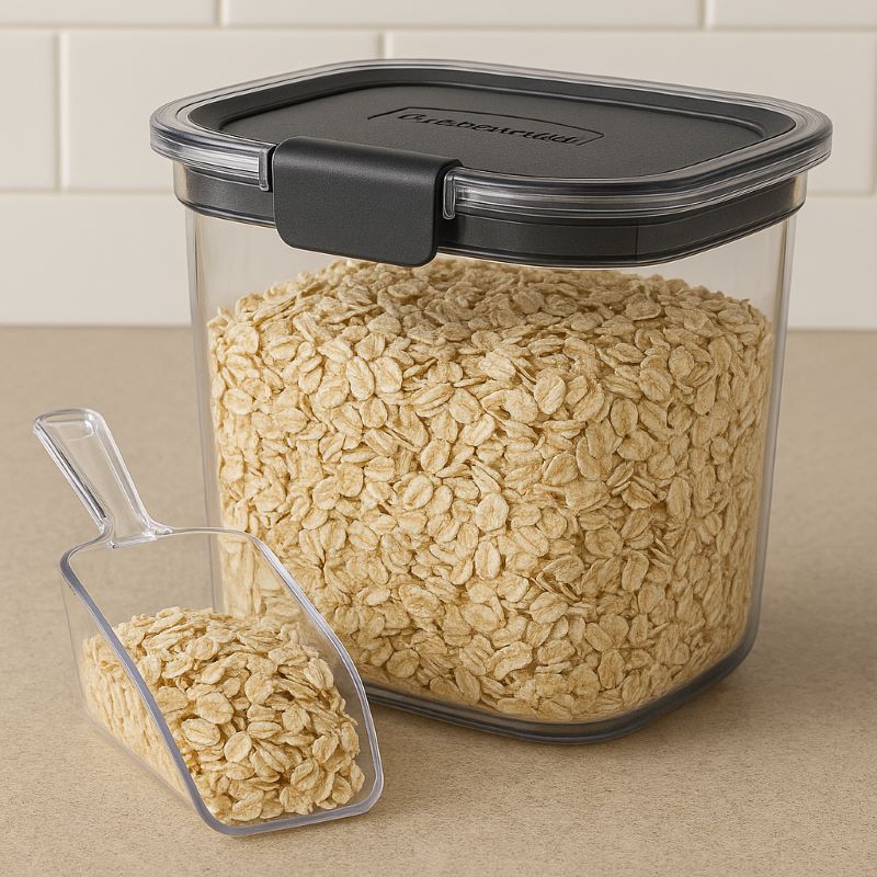 Wheat In Rubbermaid Brilliance 16‑Cup Airtight BPA‑Free Containers