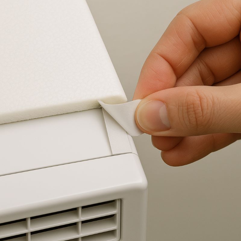 Window AC Insulation Panels Installation