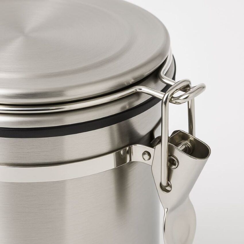 Zopeal 34‑Oz Stainless Steel Canister Set with Snap‑Lock Lids