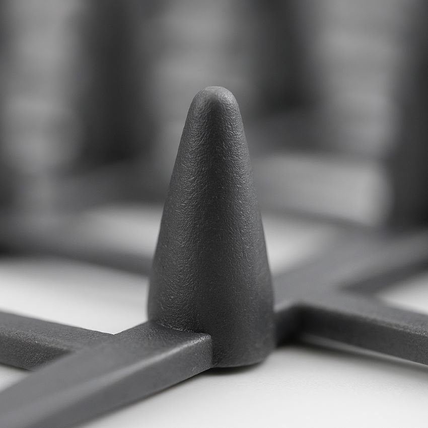 Close‑up of soft polypropylene spike and grid structure on Zopeal deterrent mat