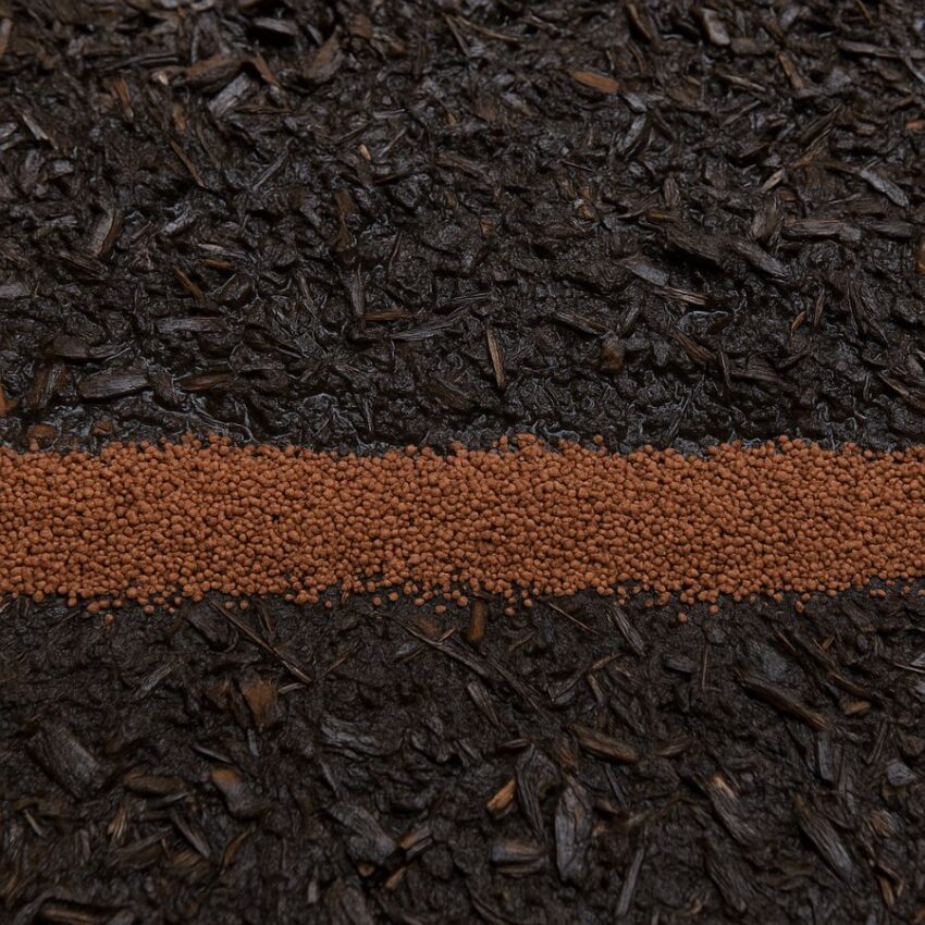 Reapplying granules after heavy rain